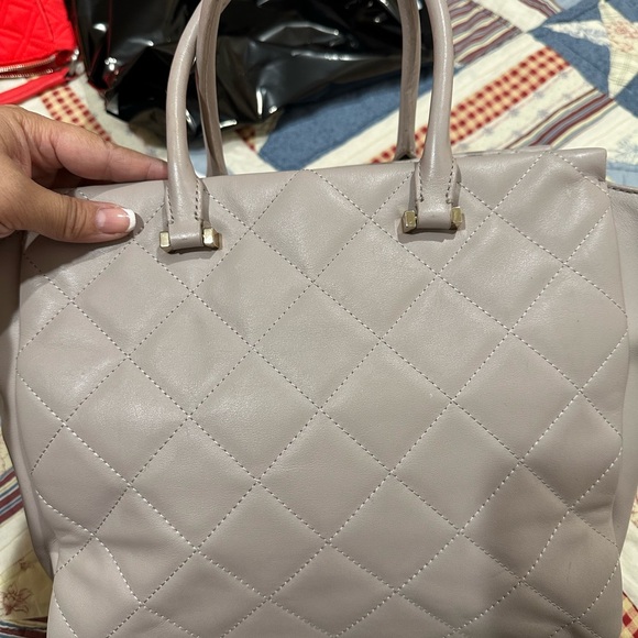 Kate Spade Cream Quilted Tote Bag - Picture 16 of 16